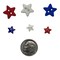Patriotic Craft & Sewing Buttons – 50 Piece Red White & Blue Button Assortment